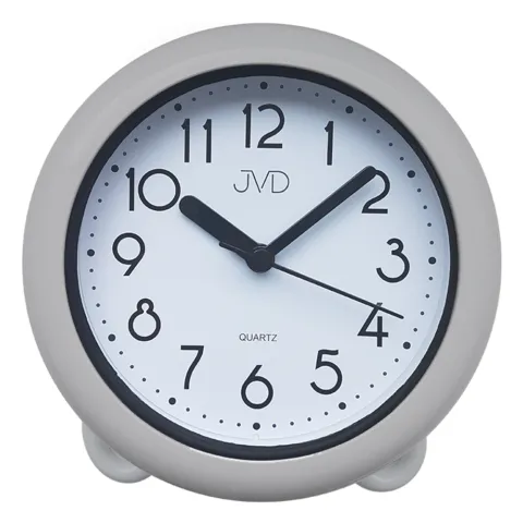 Koupelnové  hodiny JVD stříbrné SH018.1