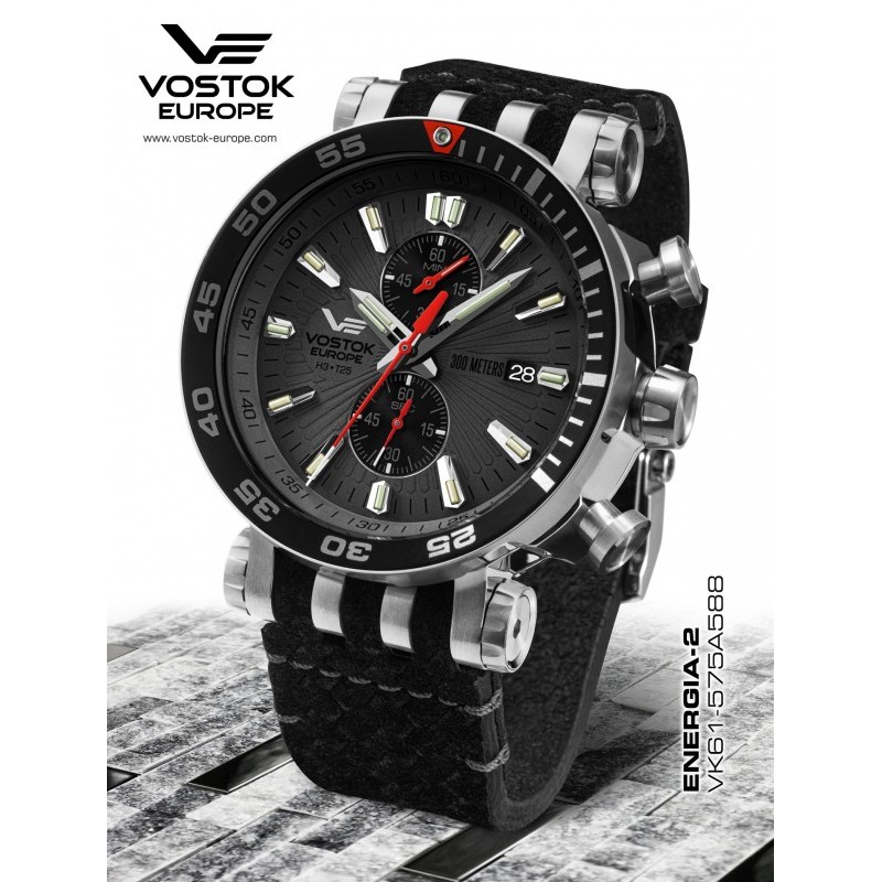 Pánske hodinky Vostok-Europe ENERGIA Rocket chrono line VK61/575A588