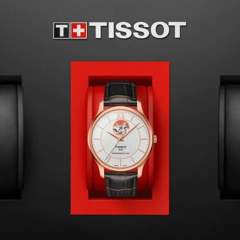 Tissot Tradition Powermatic 80 Open Heart T063.907.36.038.00