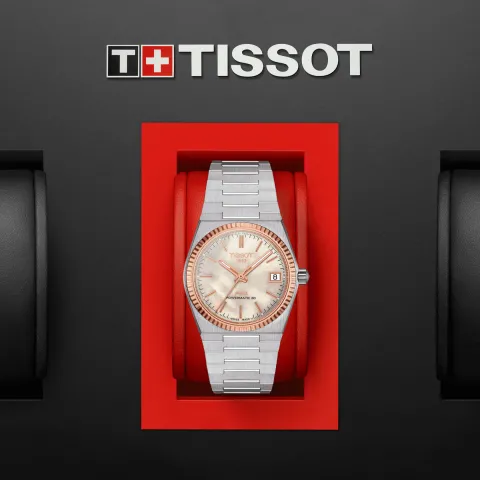 Tissot PRX Powermatic 80 35mm Steel and 18K Gold Bezel T931.207.41.111.00