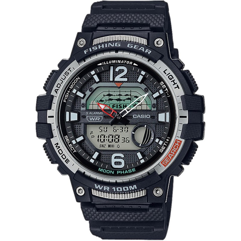 Pánske hodinky Casio WSC-1250H-1AVEF Fishing Gear