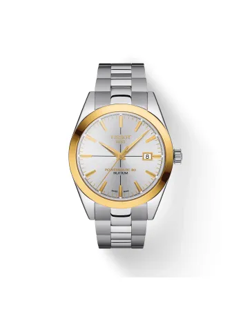 Tissot Gentleman Powermatic 80 Silicium Solid 18K Gold Bezel T927.407.41.031.01