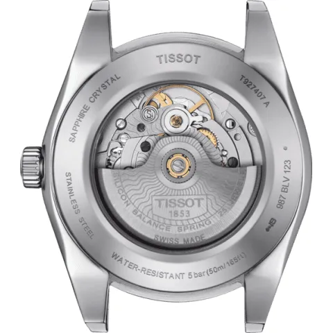 Tissot Gentleman Powermatic 80 Silicium Solid 18K Gold Bezel T927.407.41.031.01