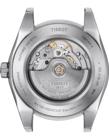 Tissot Gentleman Powermatic 80 Silicium Solid 18K Gold Bezel T927.407.41.031.01