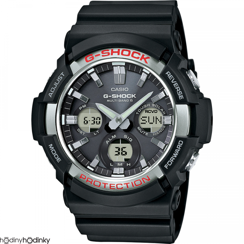 Pánske náramkové hodinky Casio G-Shock Solar Radio control GAW-100-1AER